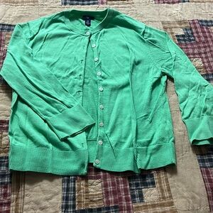 Green Gap Cardigan